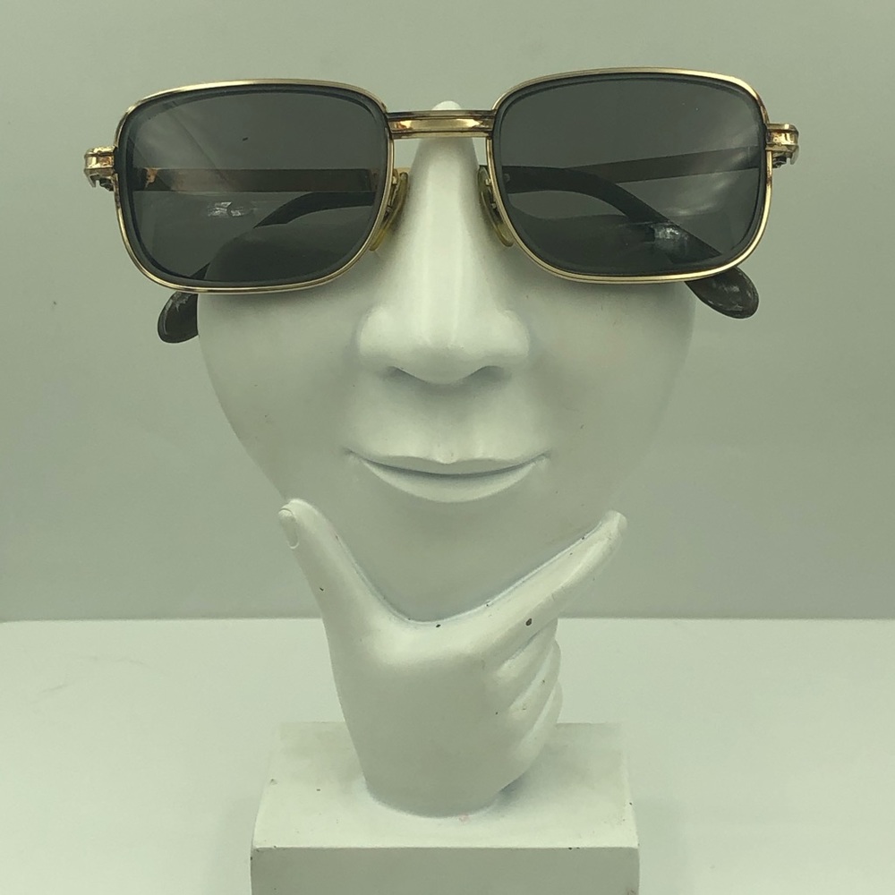 Universal Metal Gold Oval Sunglasses Frames